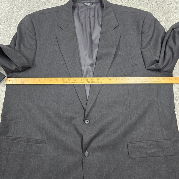 Oak Hill Sport Coat Mens 54R Gray 2 Button Single Vented Wool Formal Wedding - Picture 8 of 14